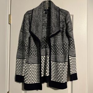 Blue & white Gap cardigan